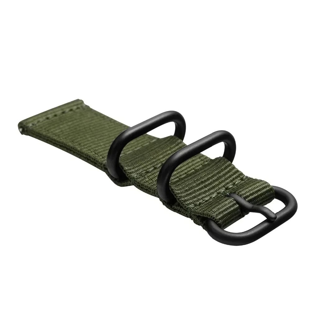 18mm 20mm 22mm Durable Military Woven Nylon Wrist Watch Band Quick Release Strap