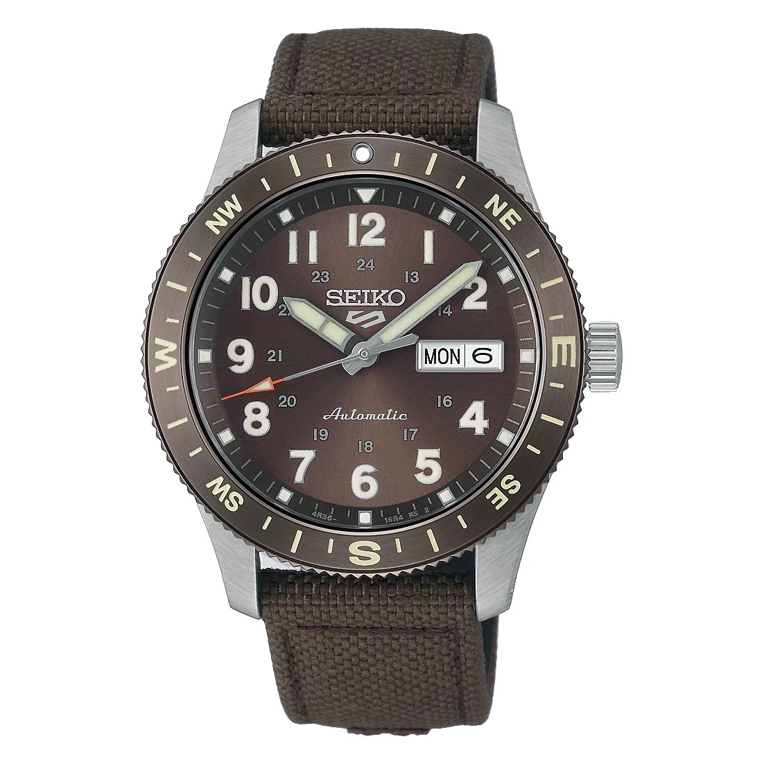 Seiko 5 Sports HDB009 Field Series Automatic Brown Nylon