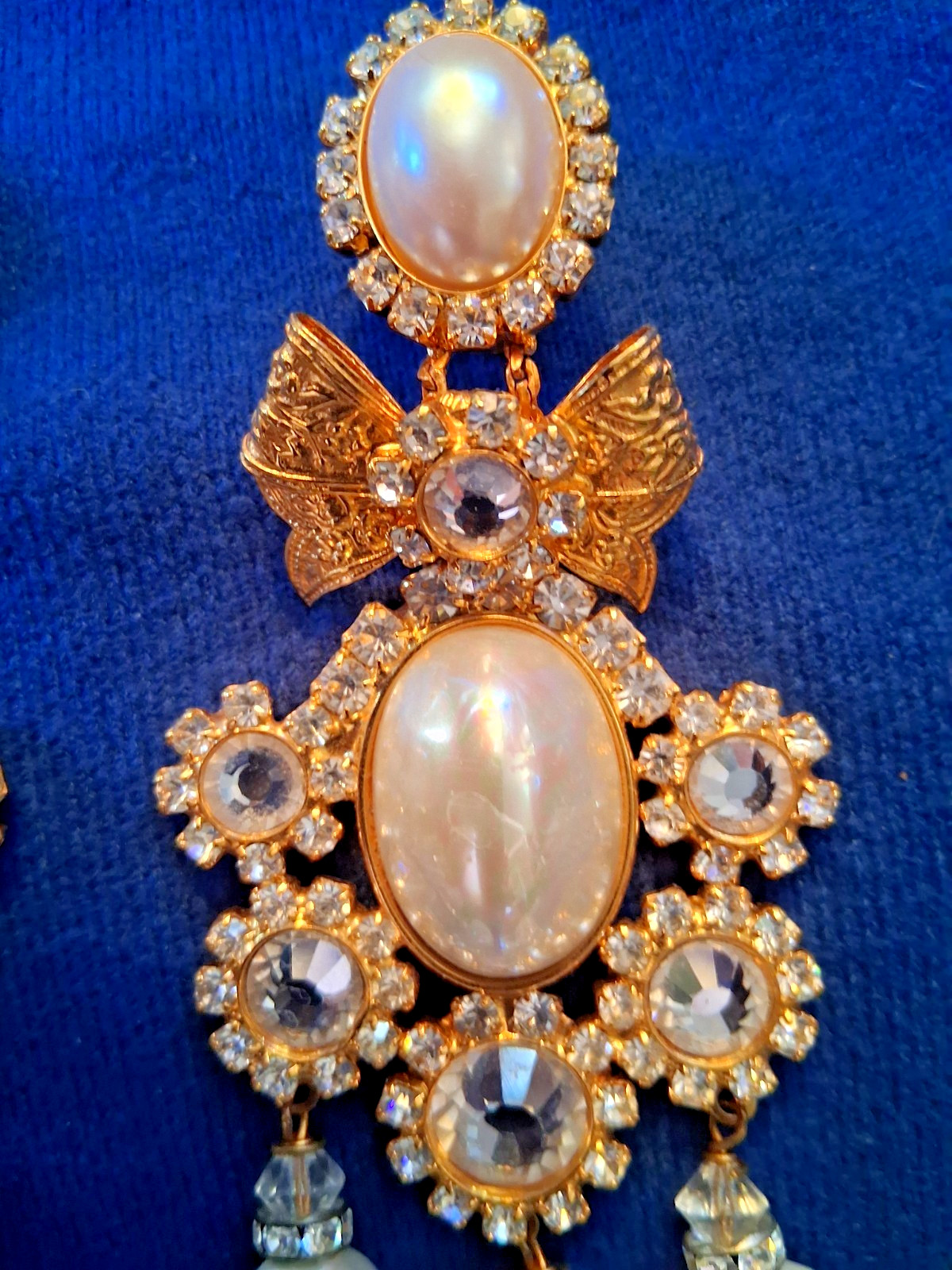 Magnificent Pr. VRBA ” Pearl / Diamond” Earrings