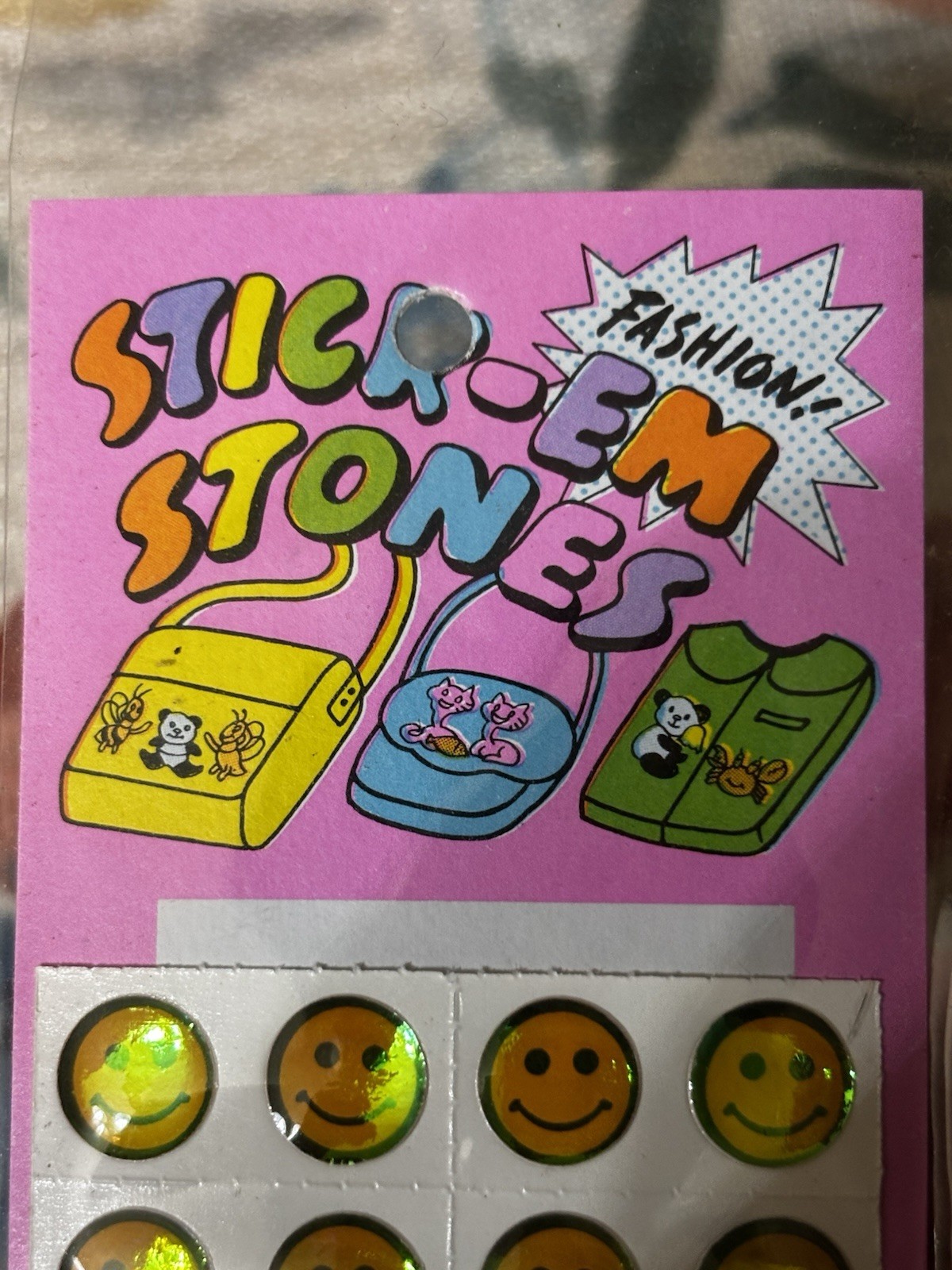 Stick-Em Stones Fashion Gem Body Earring Stickers Lot Of 3 Pkg Vintage 1980’s