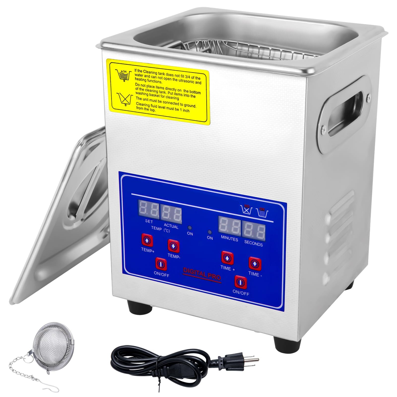 2L Ultrasonic Carburetor Cleaner Machine, Industrial Ultrasonic Parts Cleaner…