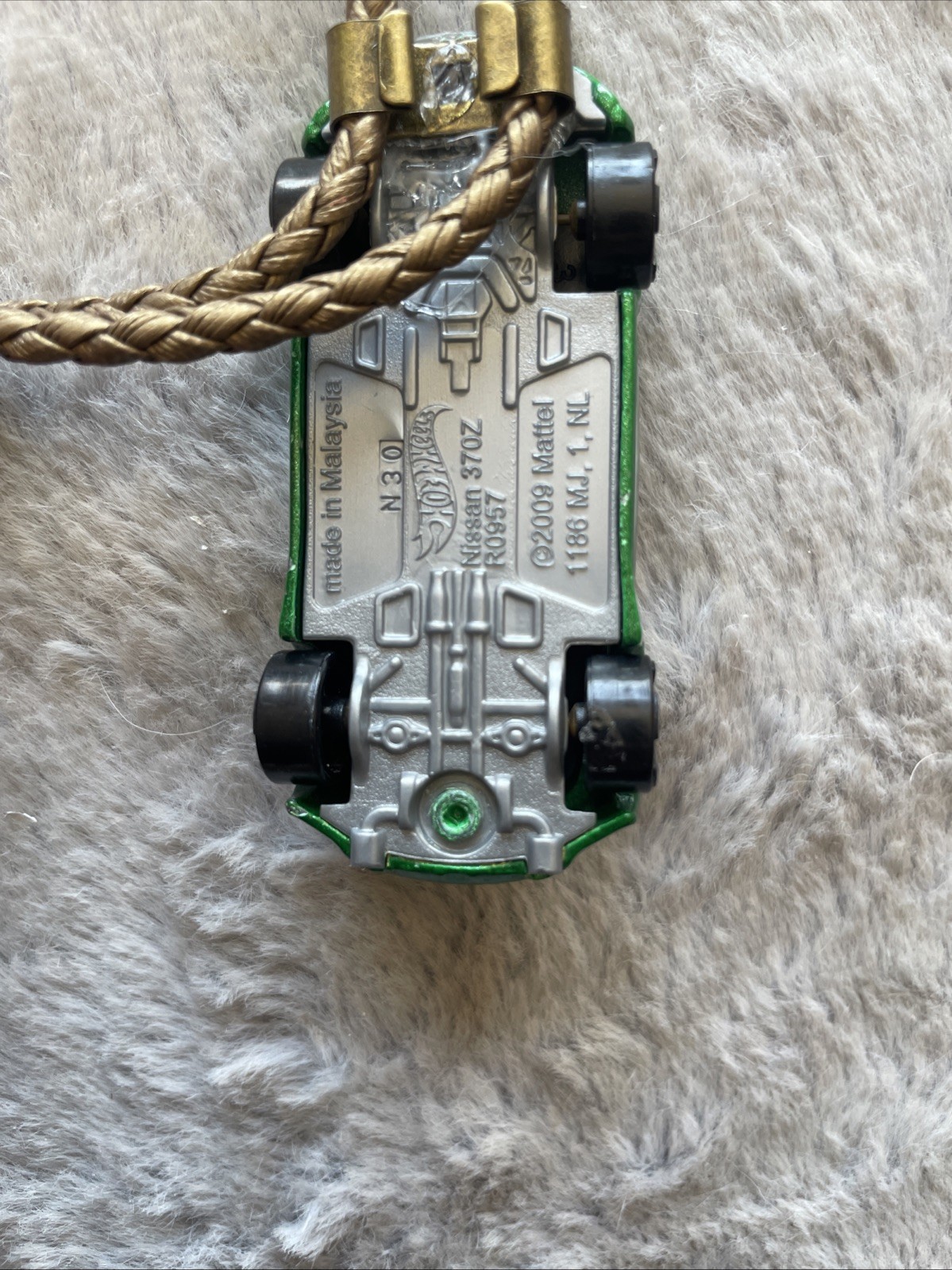 Hot Wheels Nissan 307Z distressed racing car bolo tie