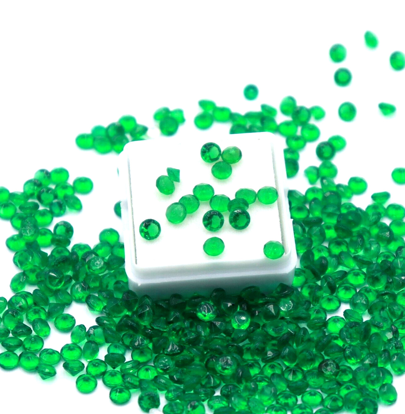 16pcs Round Cut 2 to 3 MM Natural Top Emerald Green Tsavorite Garnet