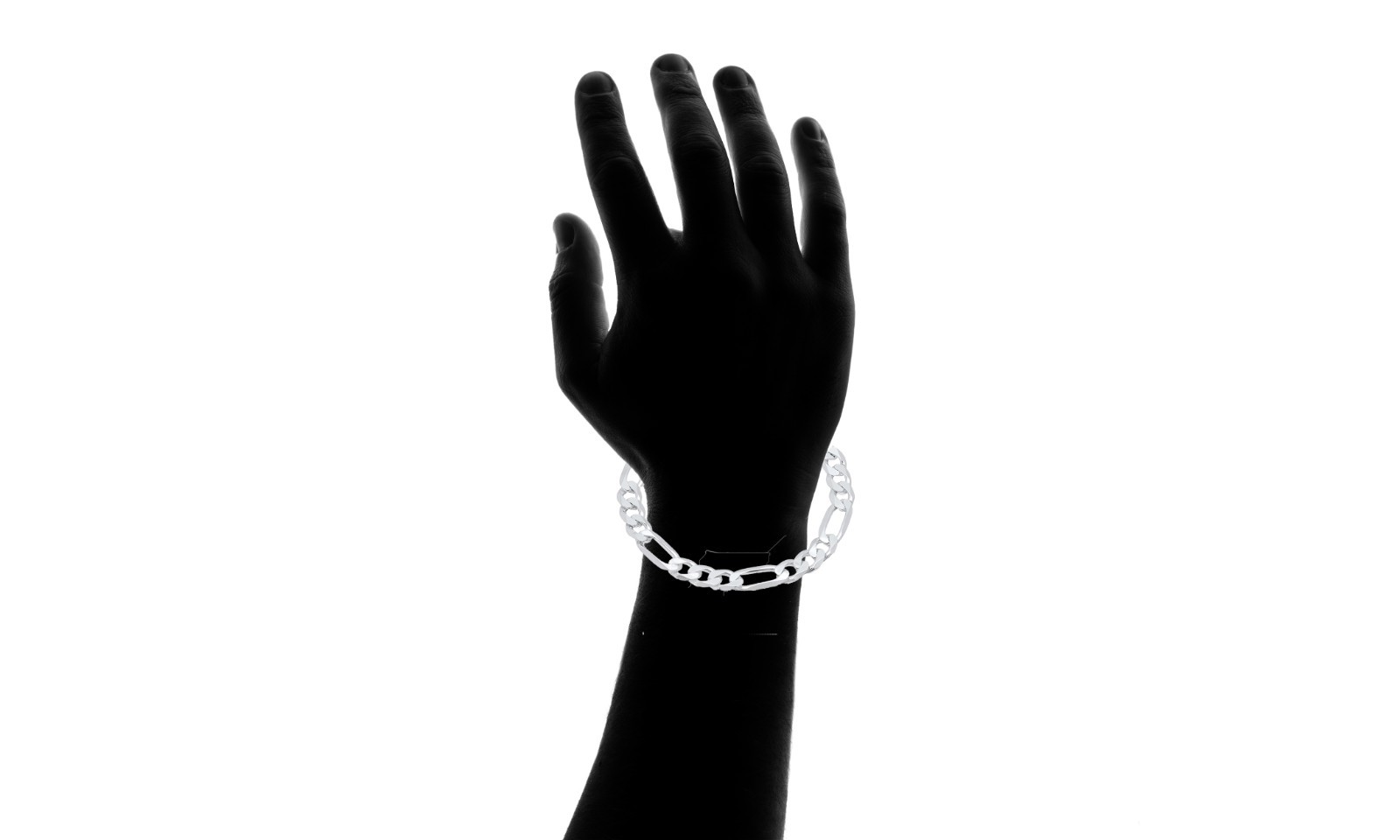 5.5MM Solid 925 Sterling Silver Figaro Bracelet Chain For Men & Women