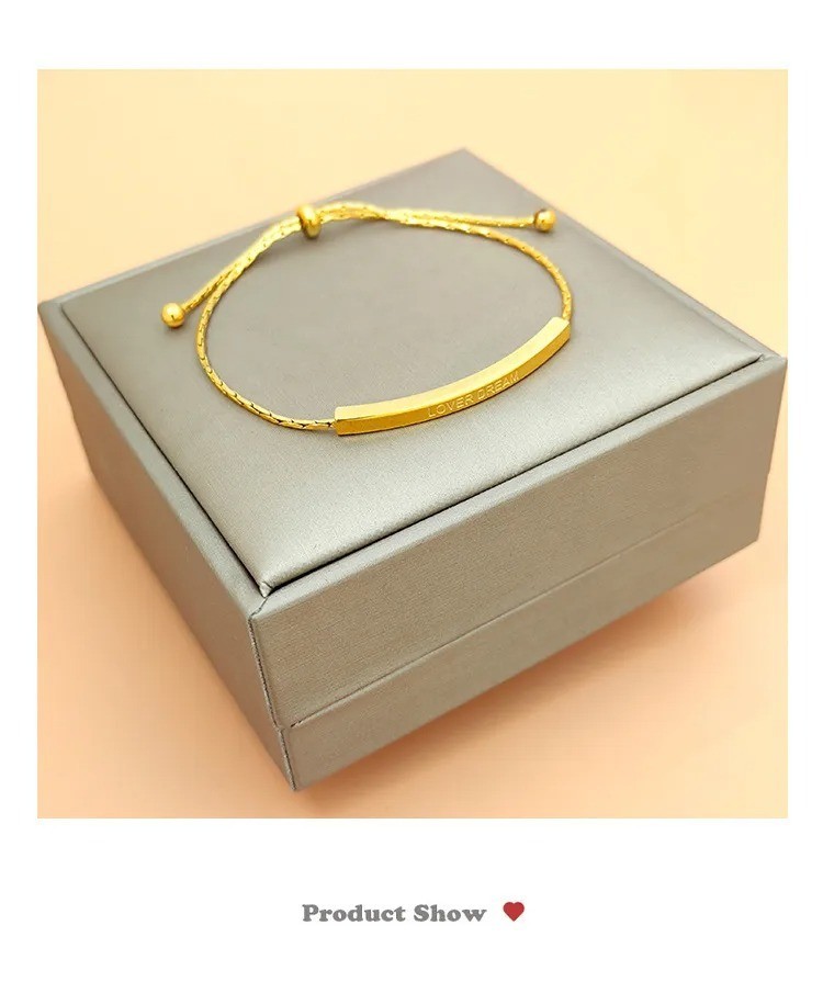 Titanium Steel Slider Chain Bracelet For Women In New Style and design
