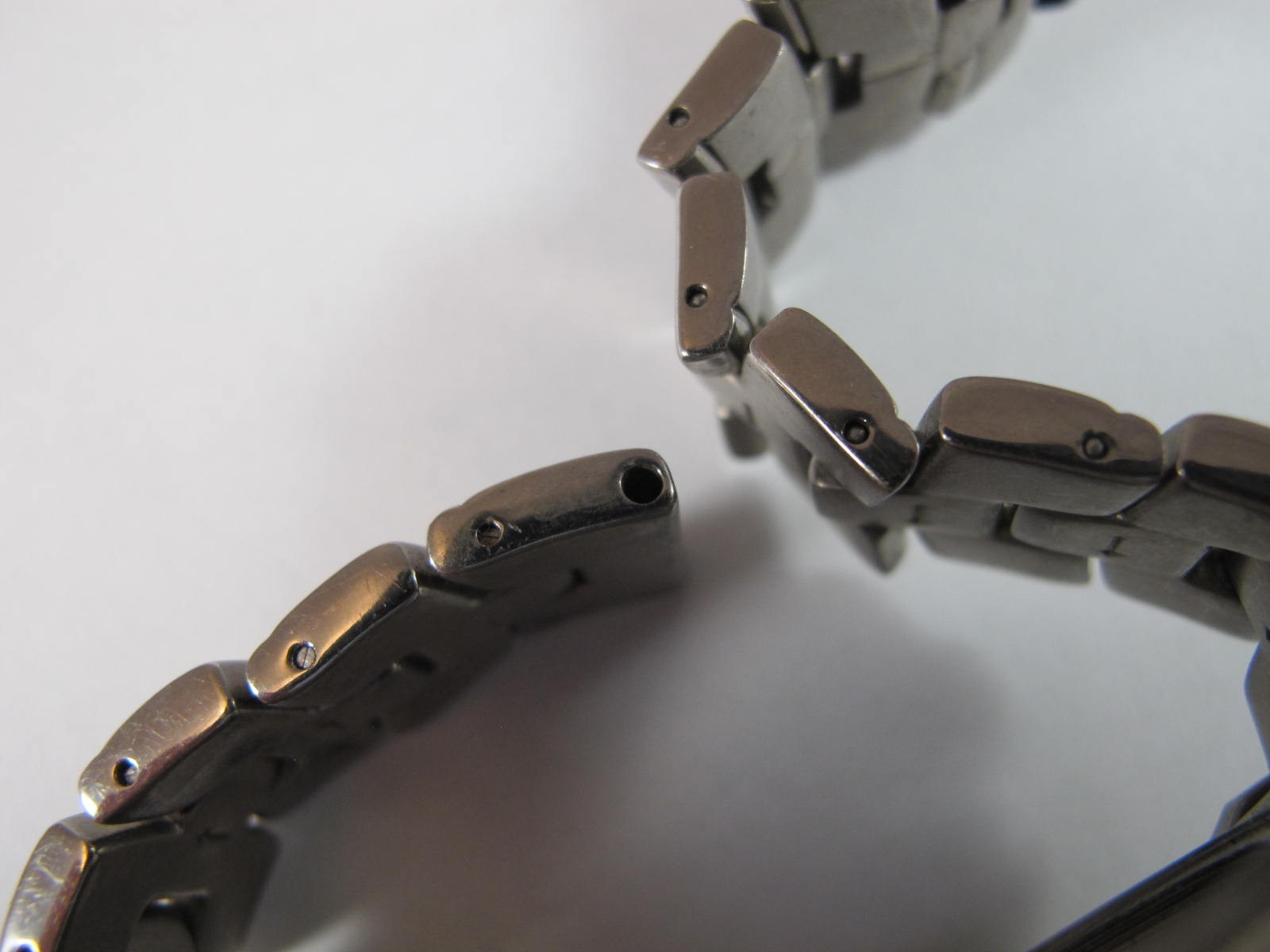 Seiko Kinetic Titanium 5M62-0C90 Watch 18mm Bracelet 48Y7