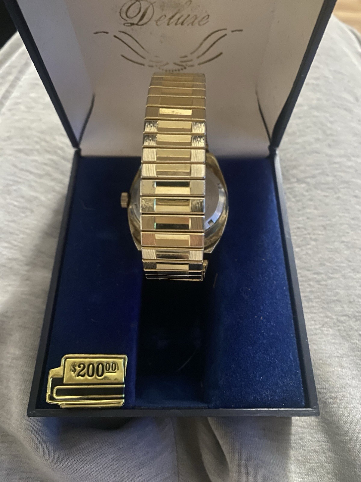 Vintage 1970s Bolivia Electra Watch TV Style DATOMATIC Mechanucal Movement WORKS