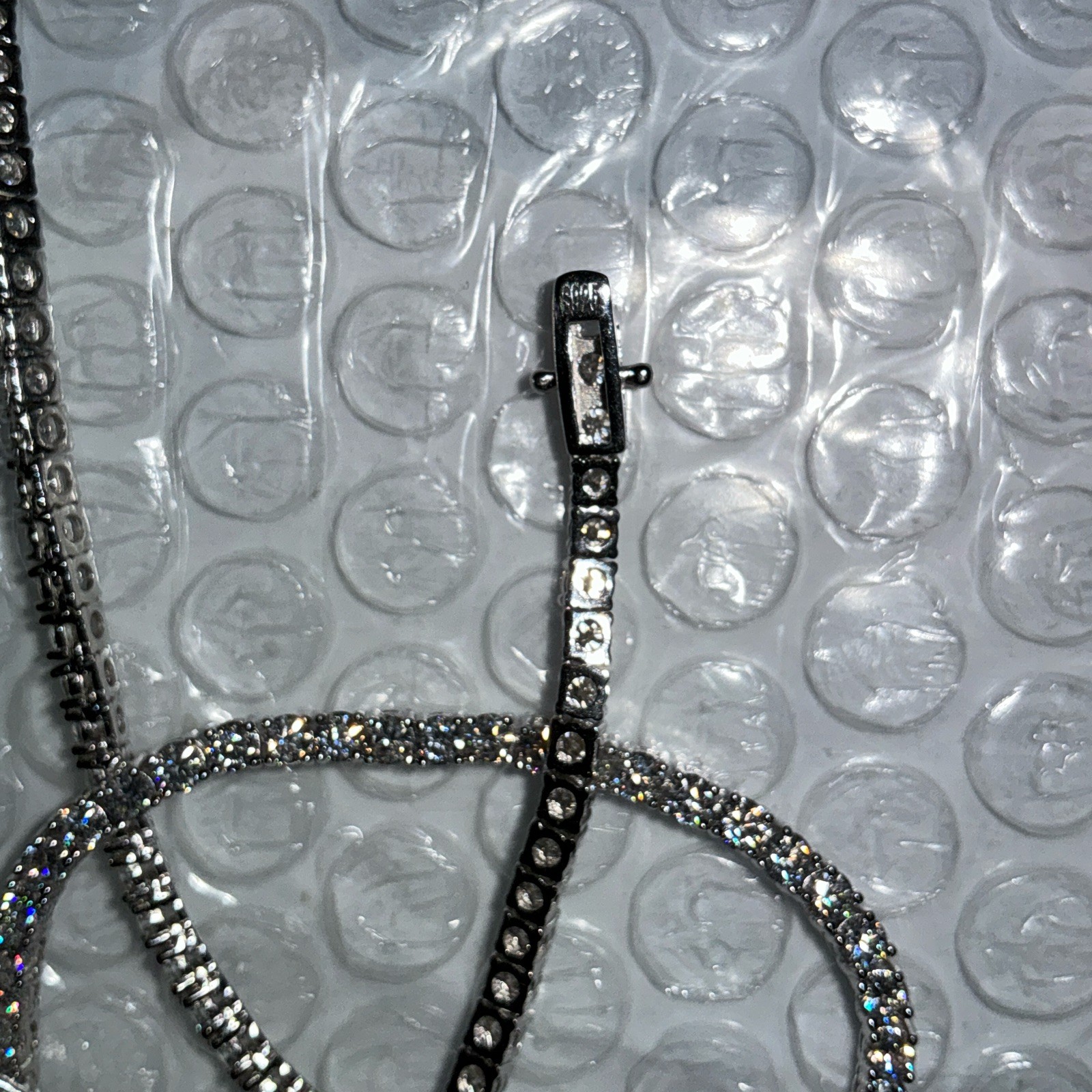 GRA VVS1 D color Moissanite Tennis chain Necklace 3mm 18 inch s925 silver