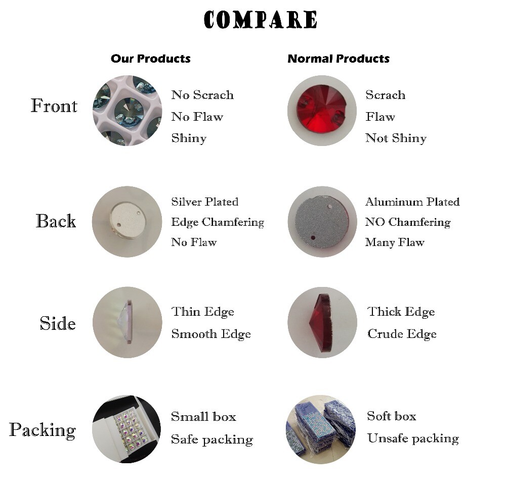 Oval Glass Sewing Strass Flat Back Sew On Crystal Loose Rhinestone for Mask DIY