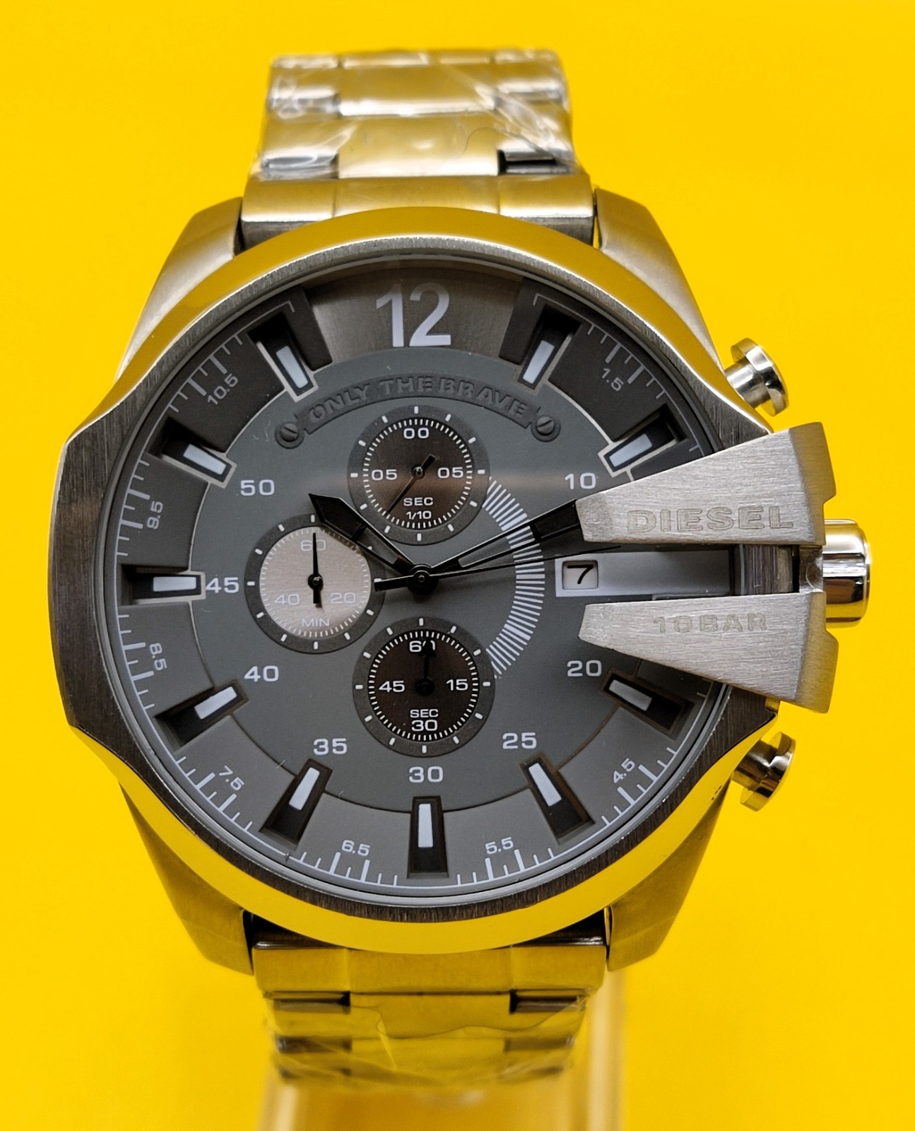Premium Diesel Only The Brave 10 Bar Gray Dial Refurbished Men’s Wrist Watch