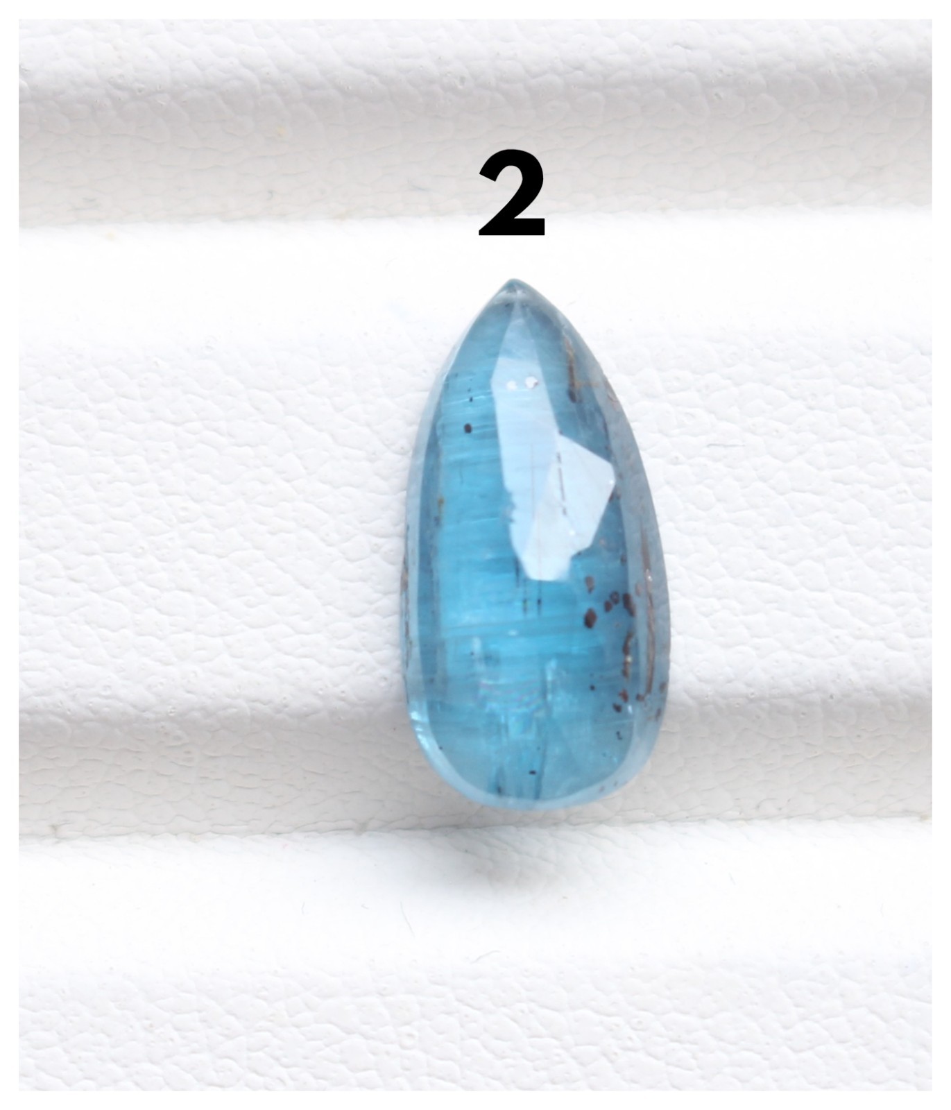 Natural Blue Kyanite Rose Cut Faceted Cabochon Pear Oval Loose Gemstone Lot New