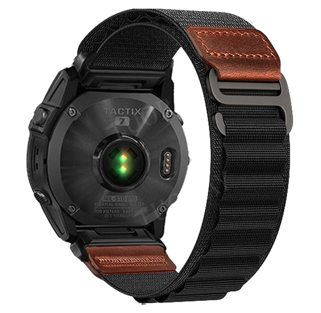 QuickFit 22mm 26mm Nylon Band Strap For Garmin Fenix 8 E 7 7X 6X Pro 5X/Epix Pro