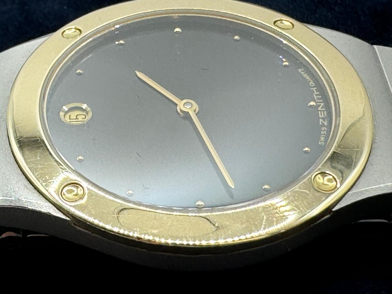 Zenith Pacific 89.0020.615 Steel And Gold Swiss Made Quartz 31Mm