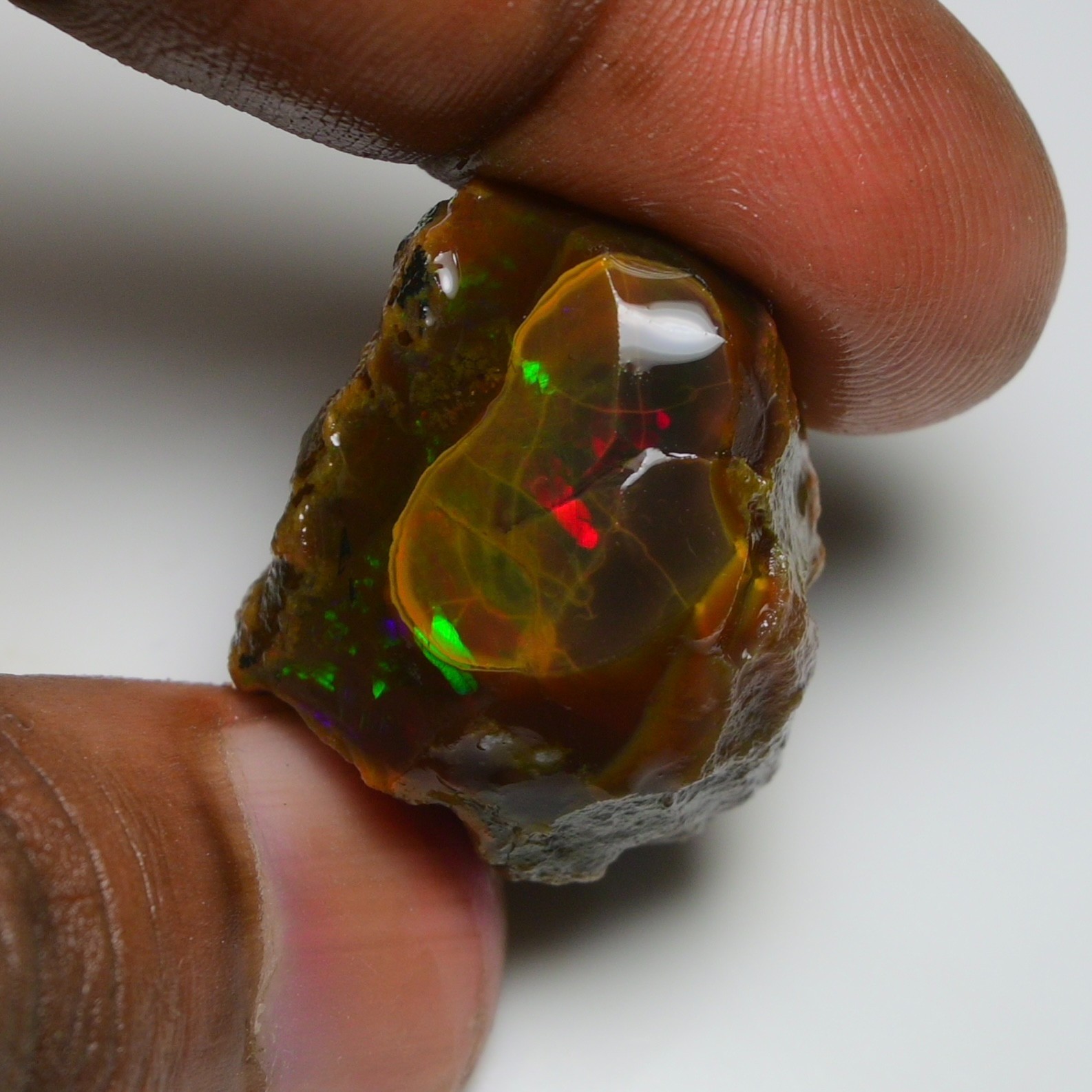 Opal Rough 58.85 Raw, Crystal Opal Specimen, Opal Gemstone