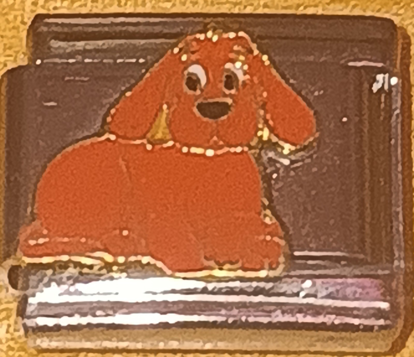 Clifford the Big Red Dog Enamel WHOLESALE ITALIAN CHARM 9MM K52