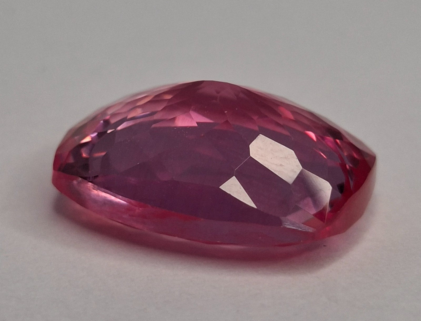 Natural Peach Morganite 26-28 Ct Certified Cushion Cut Loose Gemstone GB018
