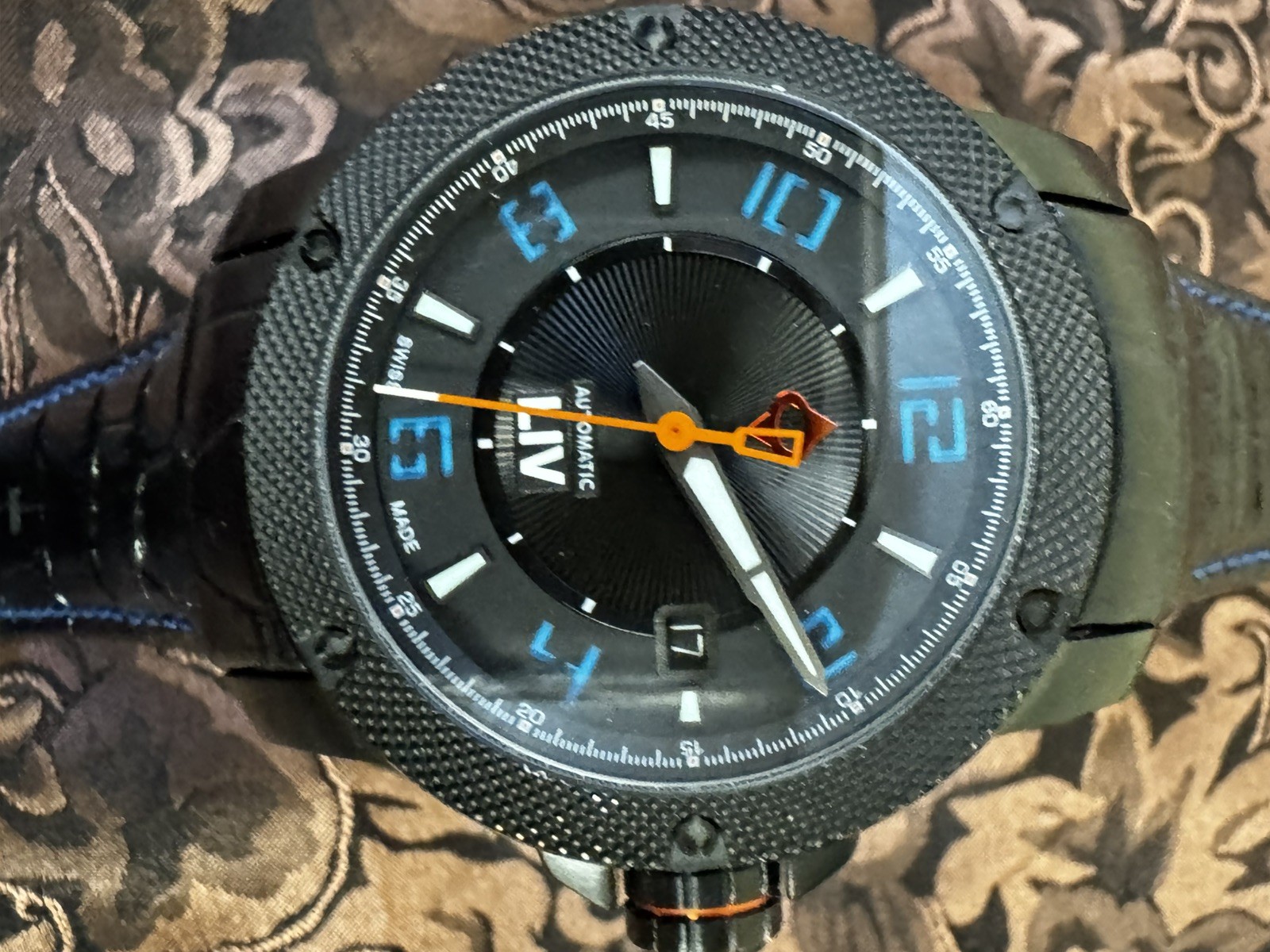 LIV GX1-A Automatic Swiss Watch – Sky Blue Limited Edition 299/500
