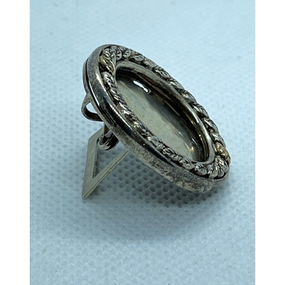 925 STERLING SILVER & 1OK GOLD DIAMOND EISEL BACK PICTURE FRAME SKY