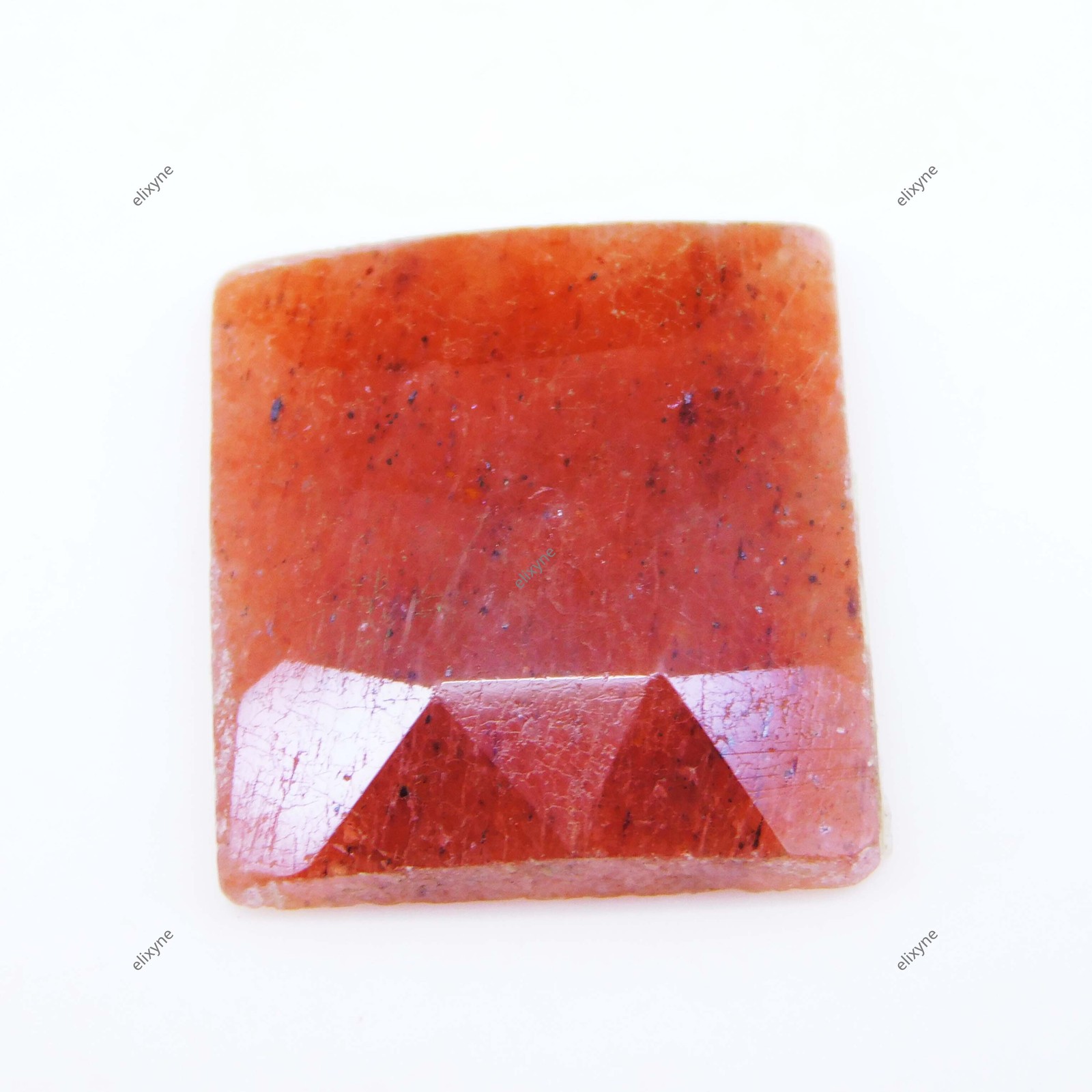 22.65 Ct Natural Sunstone Fancy Cut Glittering Faceted Loose Gemstone