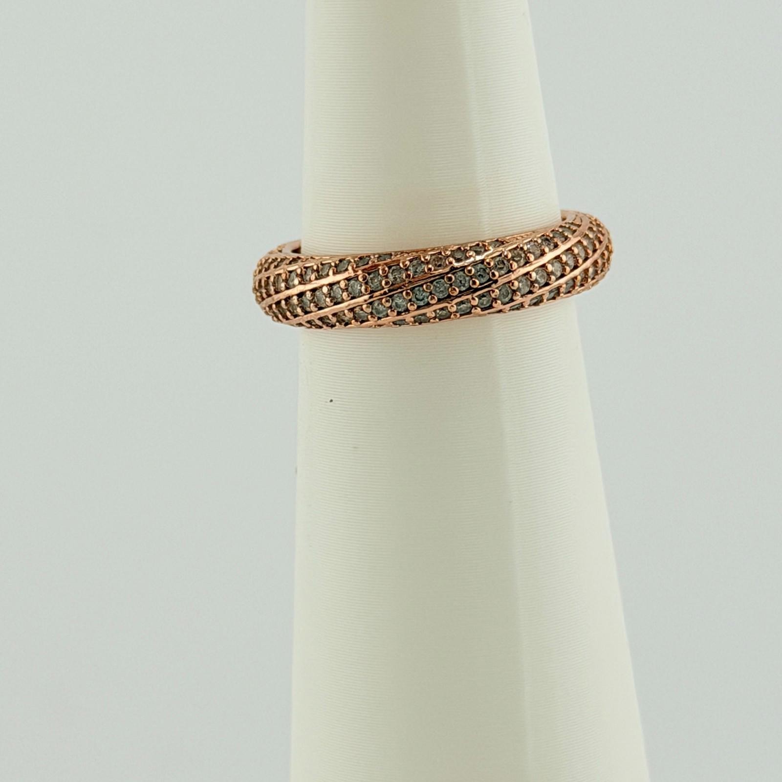Bomb Party Resort Wear Single Ring Sz 6 “Paradise Found” Pink Topaz on Rose Gold