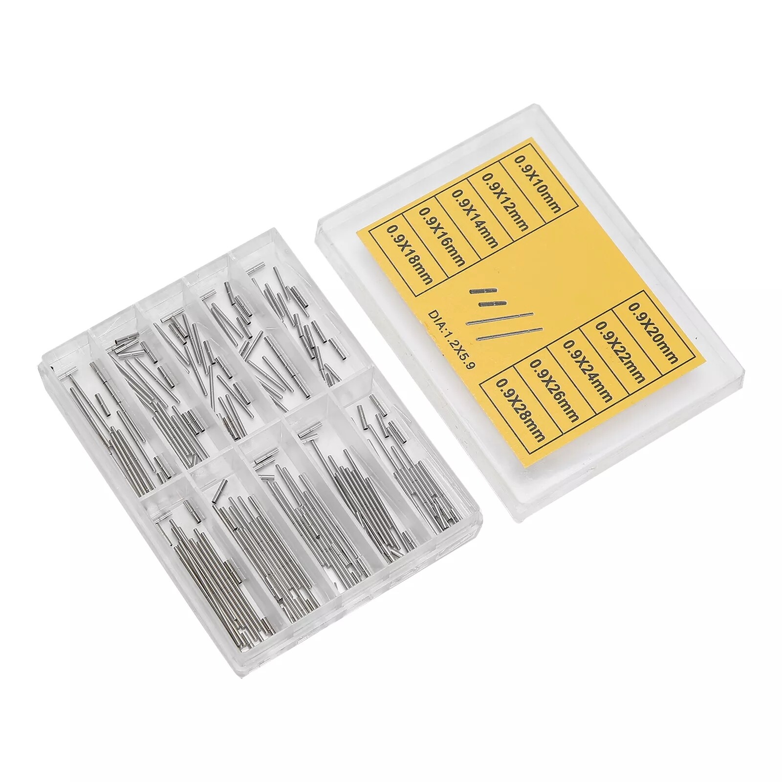 10 Sizes Tube and Pins For Watch Band Strap Watch Repair Tool Accessory 10-28mm