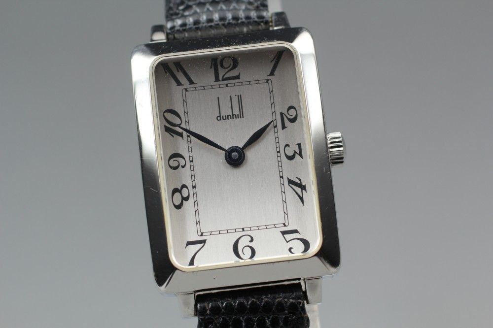 Working item Dunhill Centenary Curvex silver silver bracelet with original box m