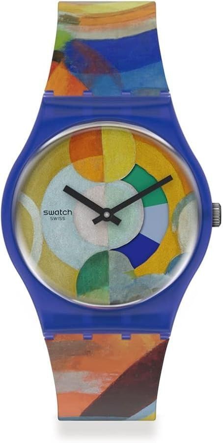 Swatch X Centre Pompidou GENT Carousel Robert Delaunay Art Watch NEW