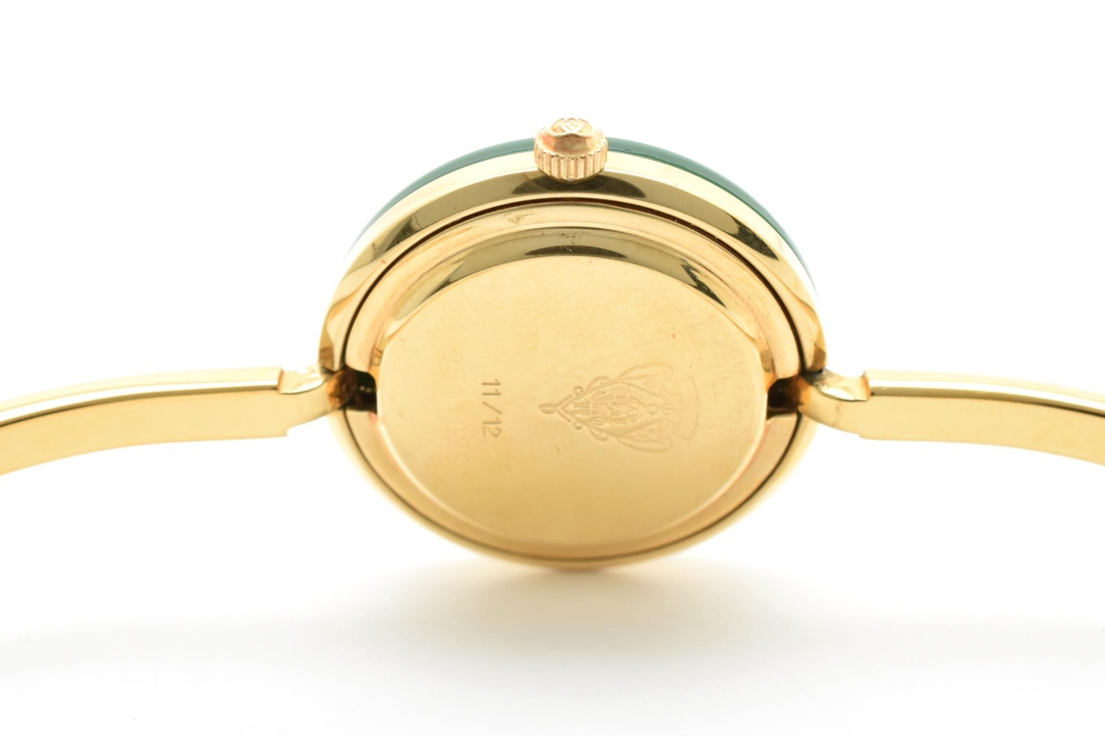 Vintage [ Exc+5 /Box ] GUCCI 1100L Gold Change Bezel Watch 12 colors 11/12 JAPAN
