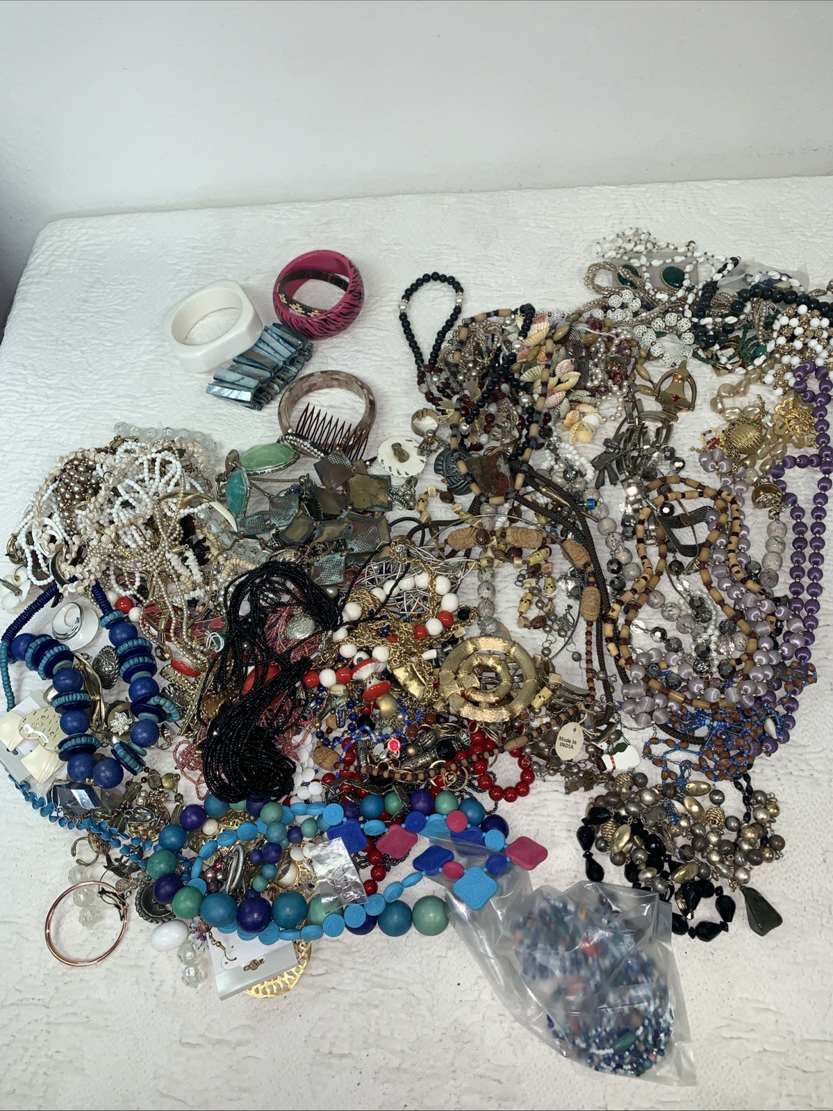 10lb Costume Jewelry LOT Wear, Craft, Reuse