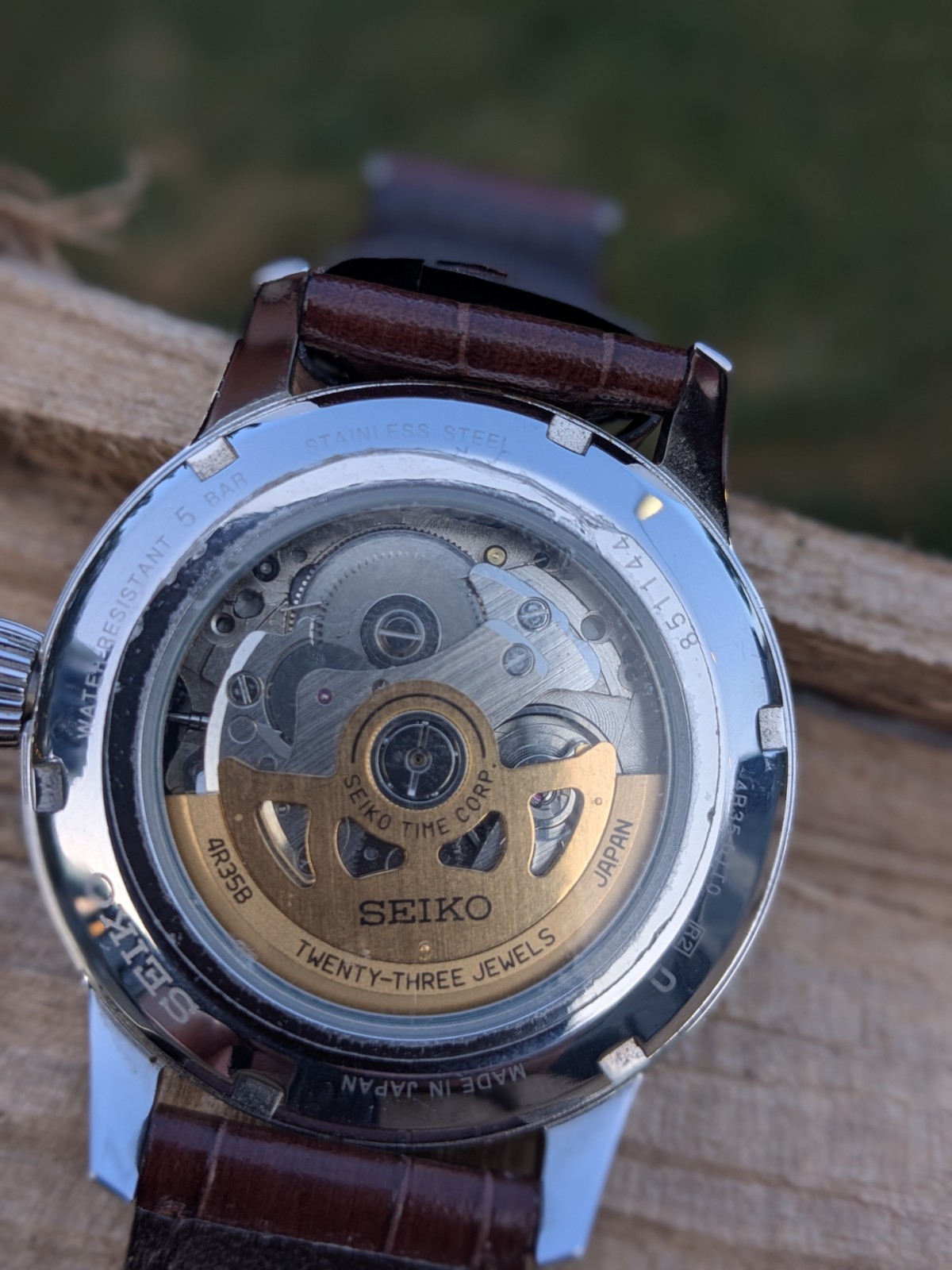 SEIKO PRESAGE SRPC99J1 Automatic 4R35 Watch Cocktail Golden Champagne