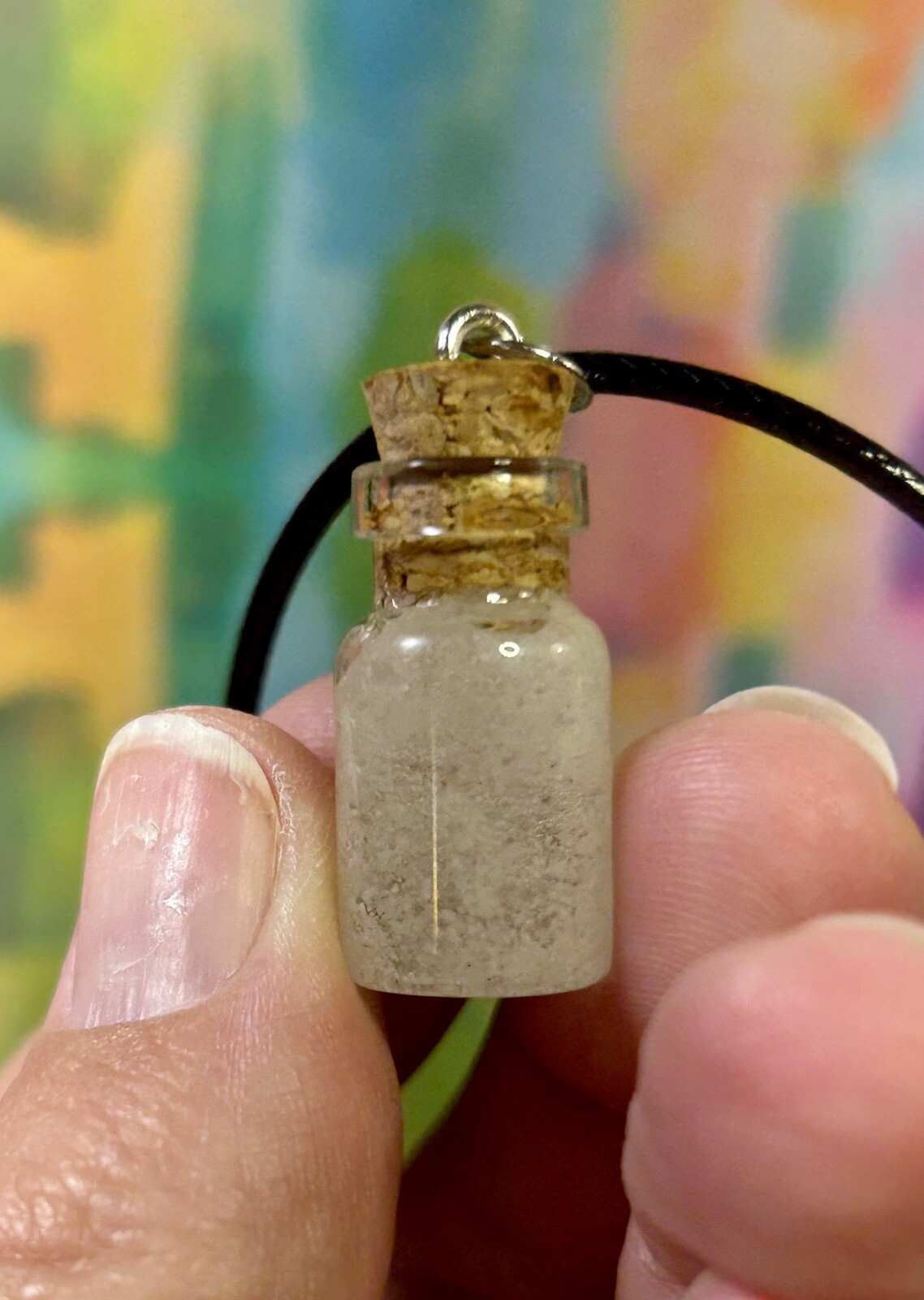 Carry Or Wear A Tiny Bottle Of Gypsum Sand From The White Sands In New Mexico!