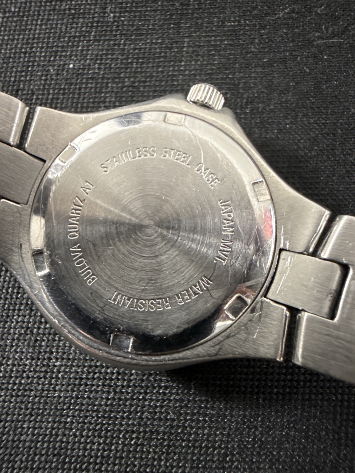 2001 Women’s Bulova Marine Star 96M25 Wristwatch New Battery In Very Good Shape!