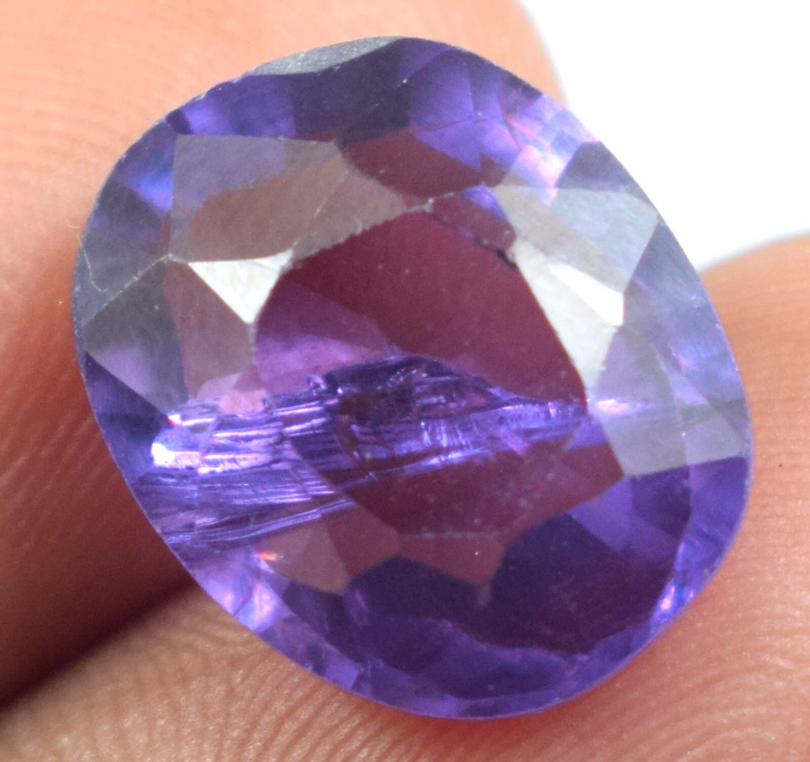Certified Natural Color Changing Alexandrite 6.65 Ct/11 mm Oval Gemstone E8908