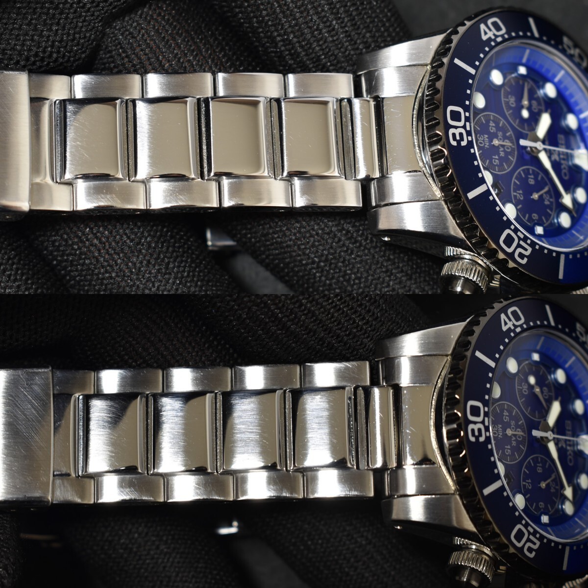 SEIKO Prospex Men’s Solar Chronograph Diver SSC675 Working