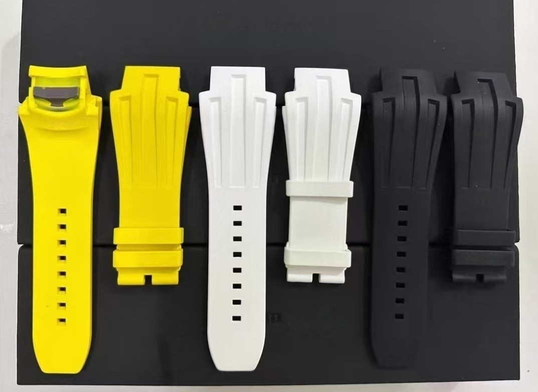 Replacement FKM Rubber Strap Watch Band Fits Richard Mille RM 028 M Size L Size