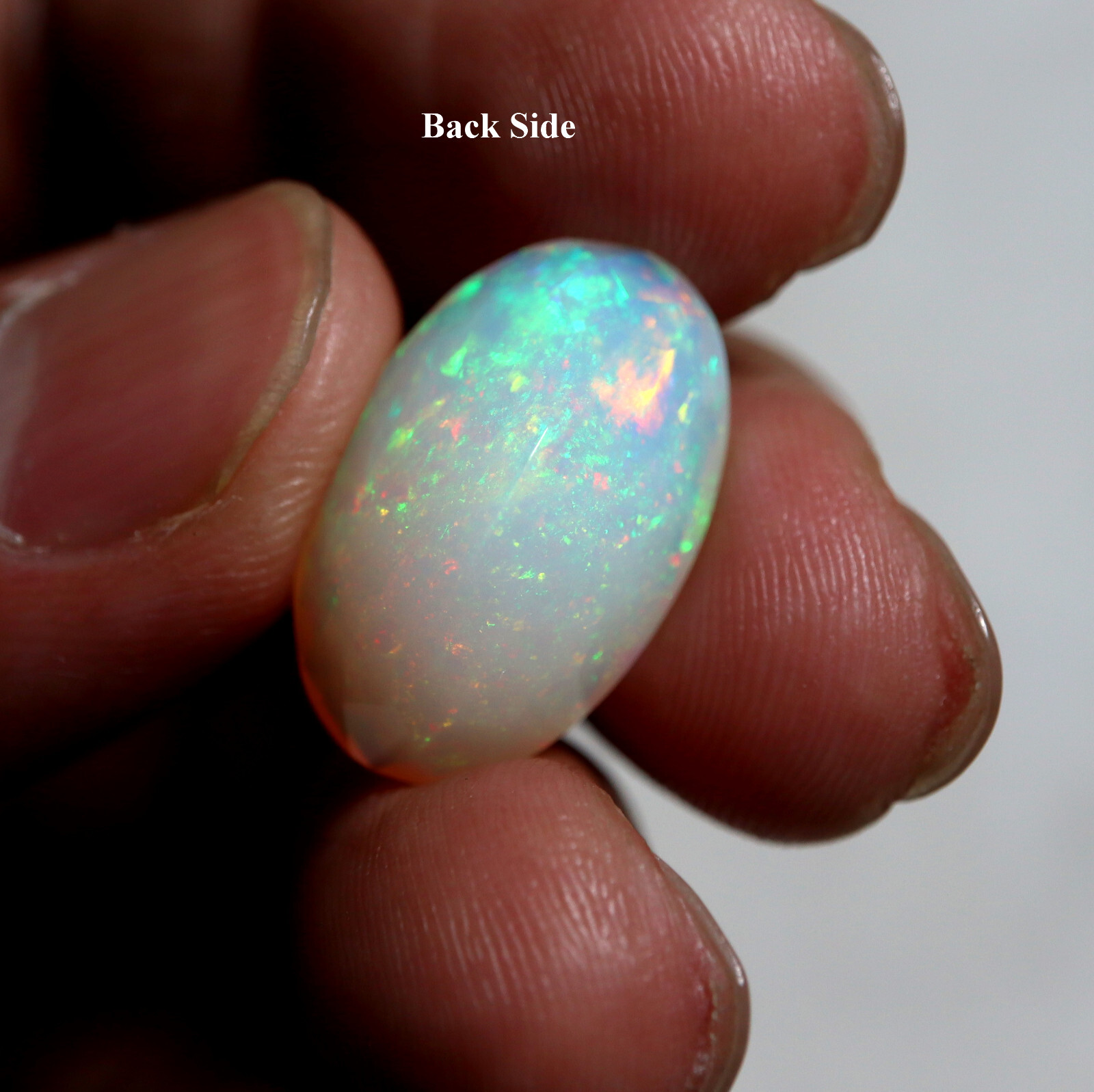 11.3 Cts 21×13.4×10.8 MM Natural Top Grade Multi Fire Ethiopian Opal Oval Cut