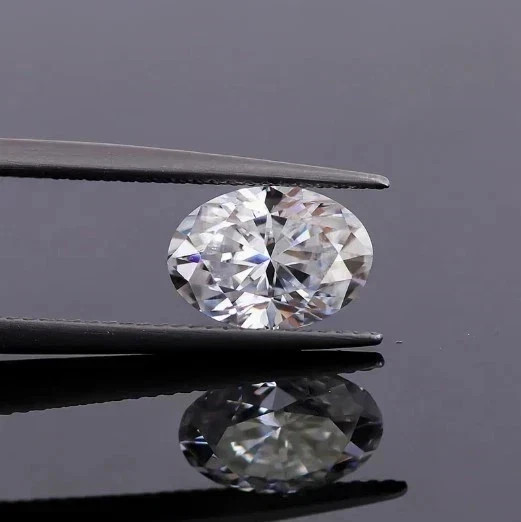 3.70 CT Natural White Diamond 8×12 mm 1 Pcs Oval Cut VVS1 D Grade Certified.