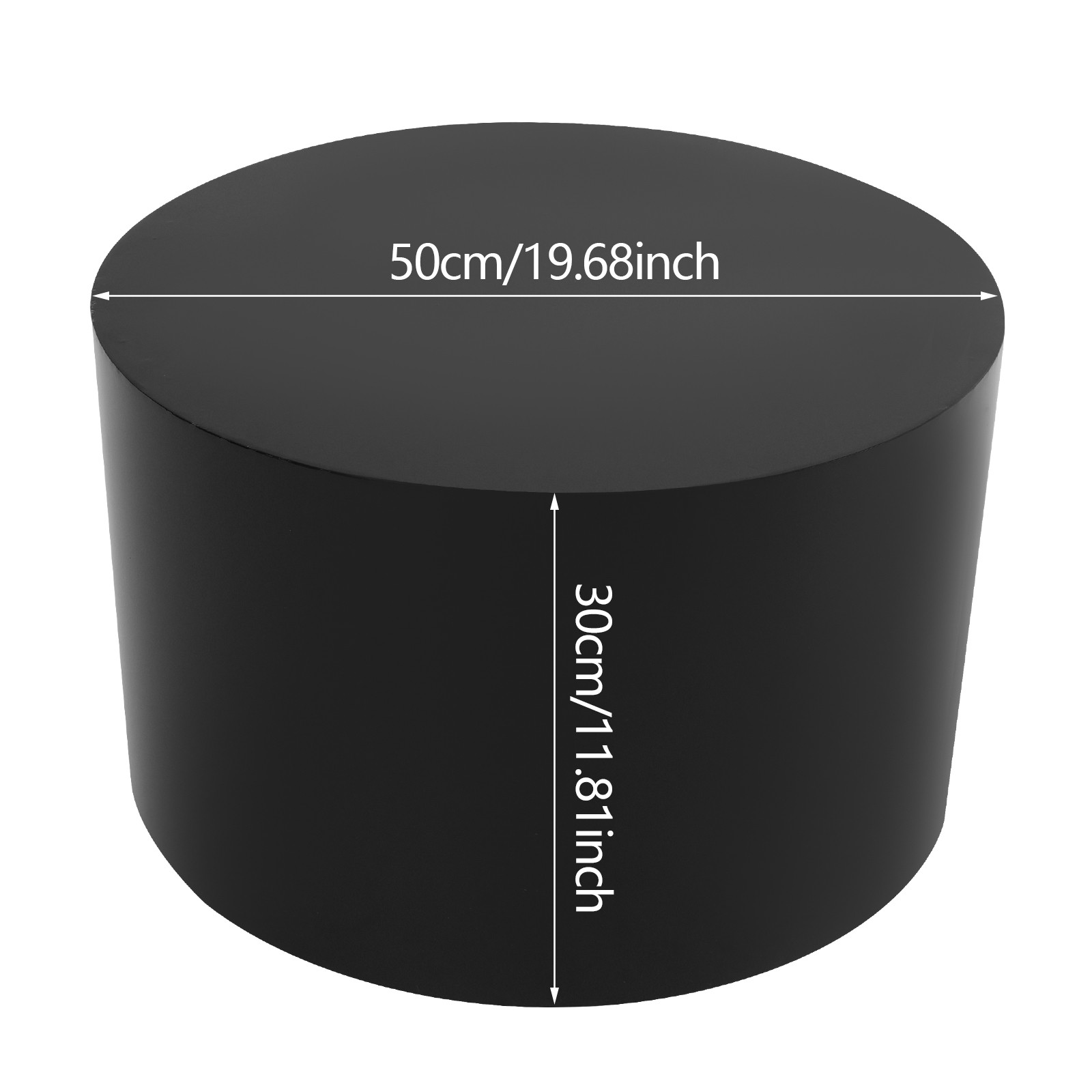 19.68in Display Platform Display Pedestal Stand Load 220lbs Round Pedestal Stand