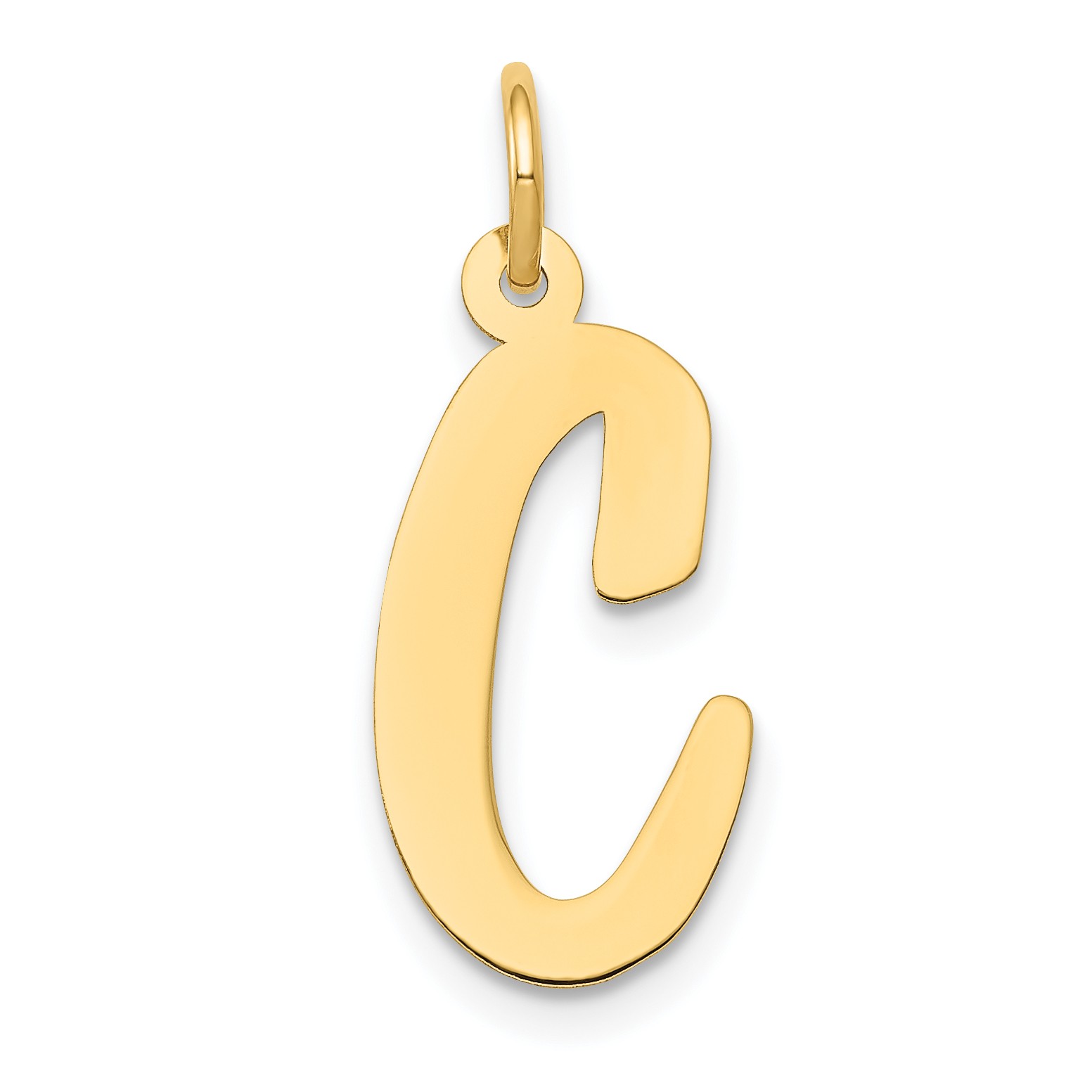 14k Large Script Letter C Initial Charm YC662C