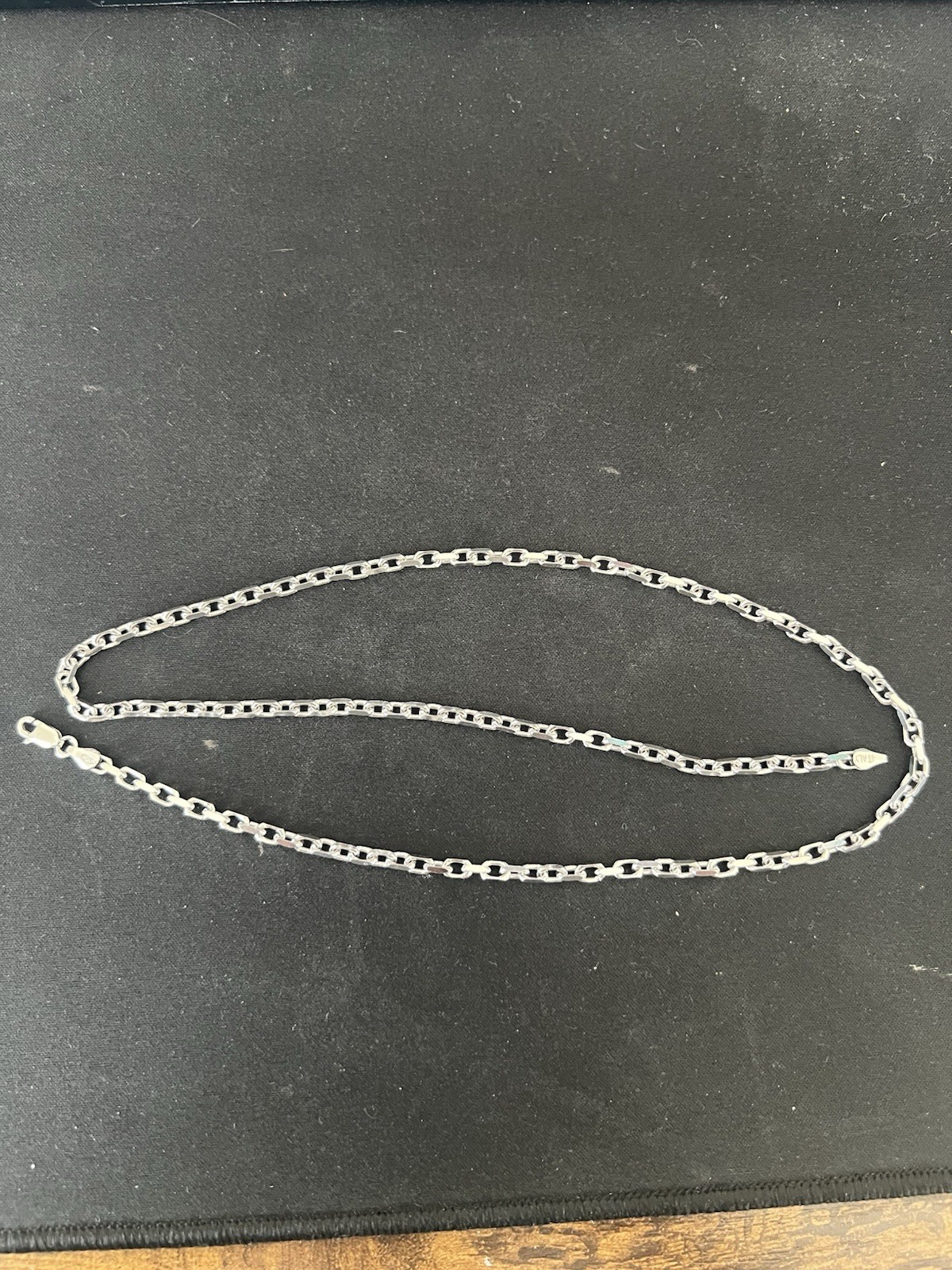 Jacoje Silver Heavy Link Chain 3.2mm 22 Inches 925 Italy
