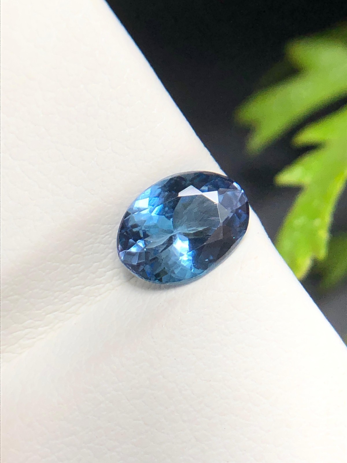 Natural Navy Blue Color Tanzanite Oval Faceted Loose Gemstone 1.10Ct & 7.8×5.7mm