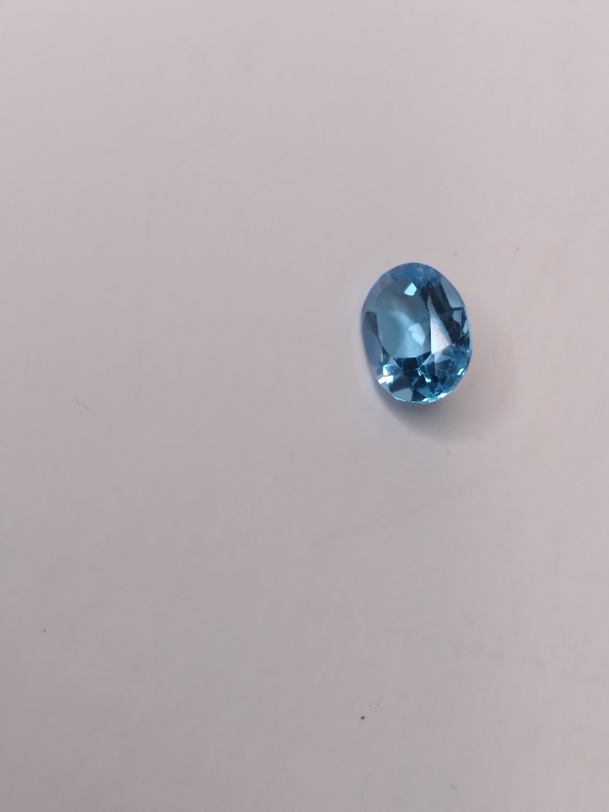 Swiss Blue Topaz! 8×6 mm Oval Faceted Cut Genuine AAA Quality 1.93Ct. Brazil