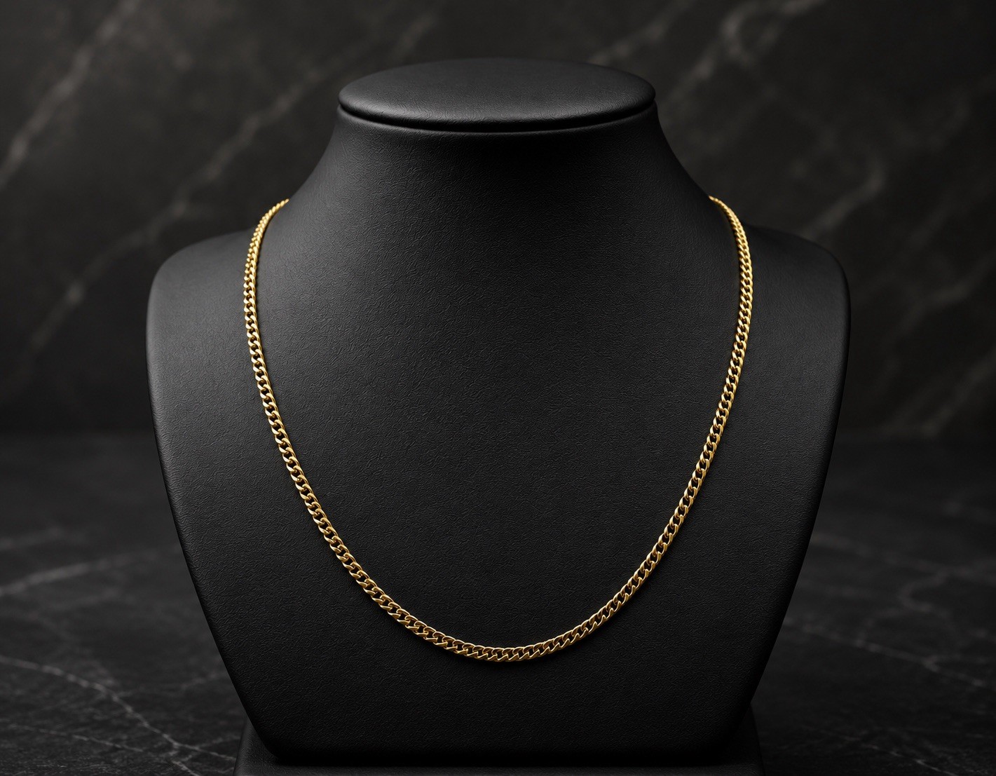 10K Yellow Gold 2mm 20″ Curb Cuban Italian Link Chain Necklace Mens Womens