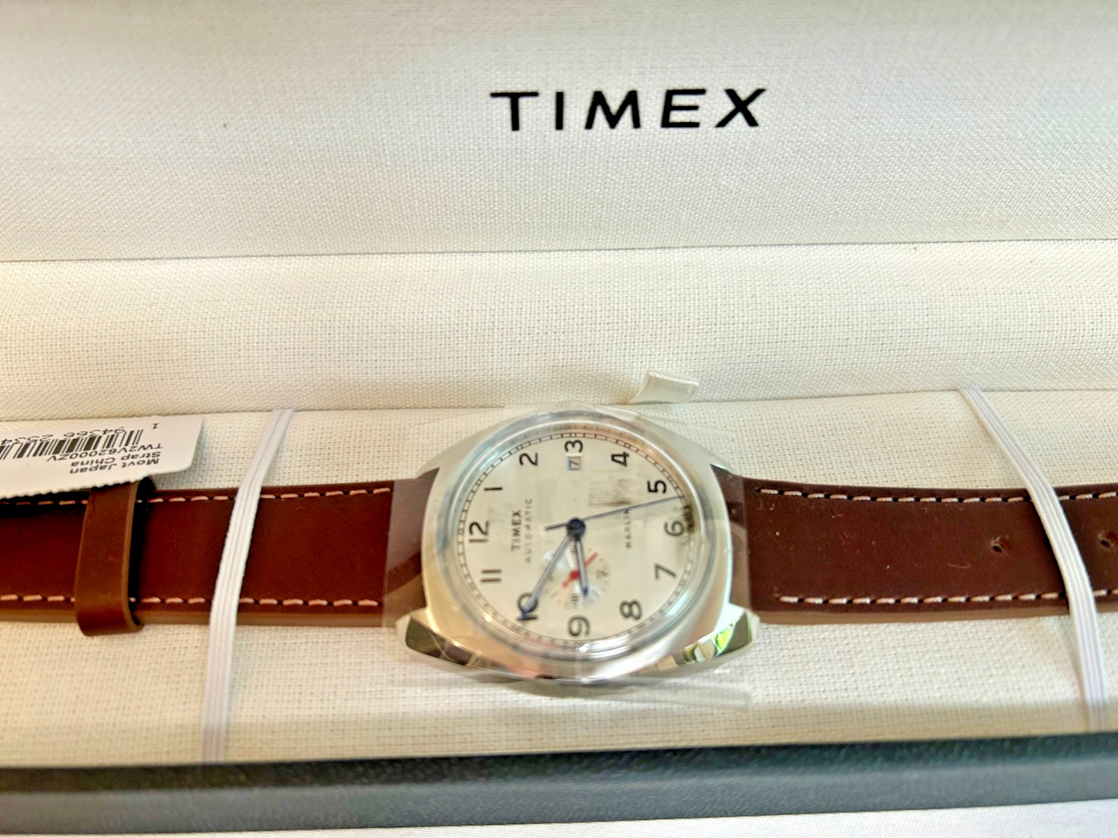 New in Box Timex Marlin Sub-dial Automatic Watch 39mm Leather Strap Watch