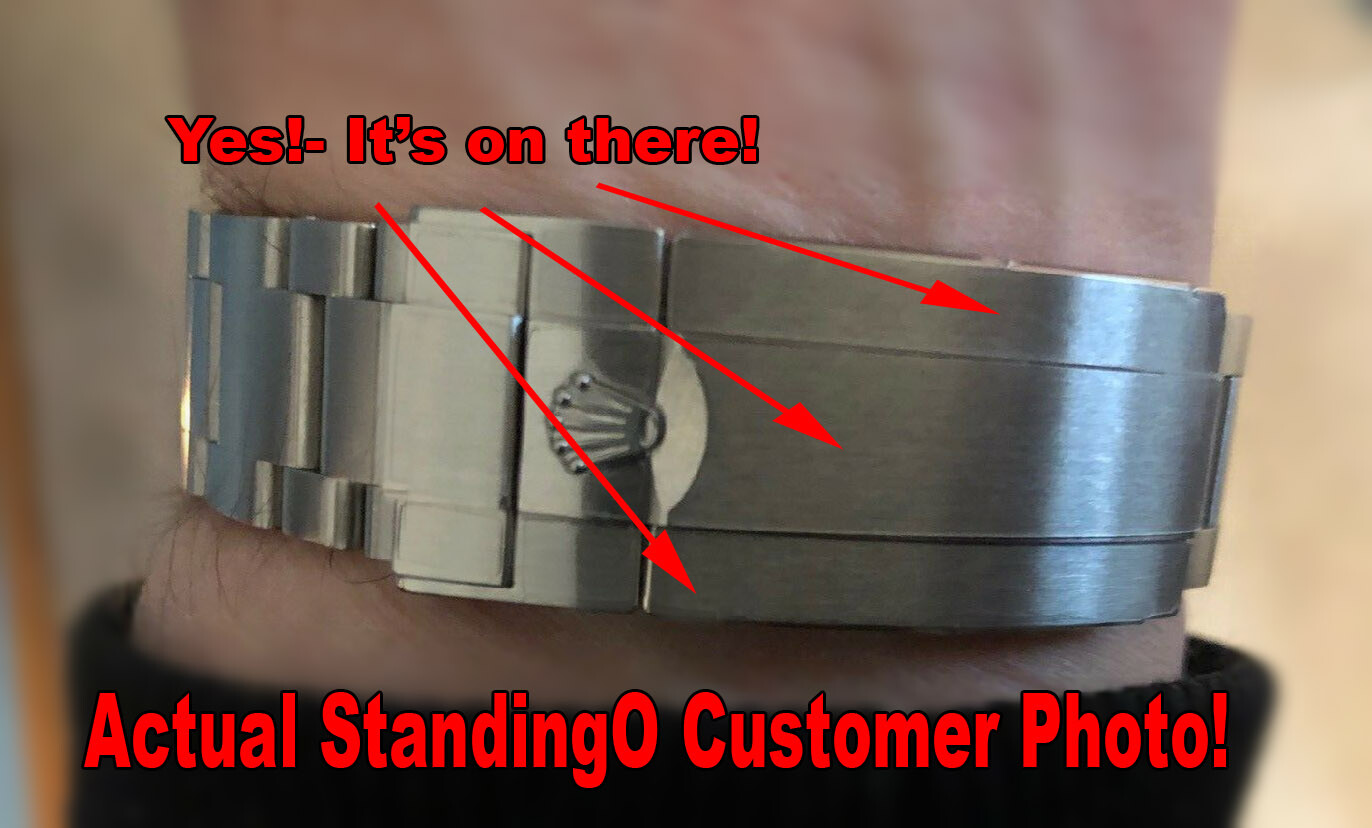 Protector Compatible w/Rolex Explorer 216570 Crystal Bezel Clasp Sides Back x2