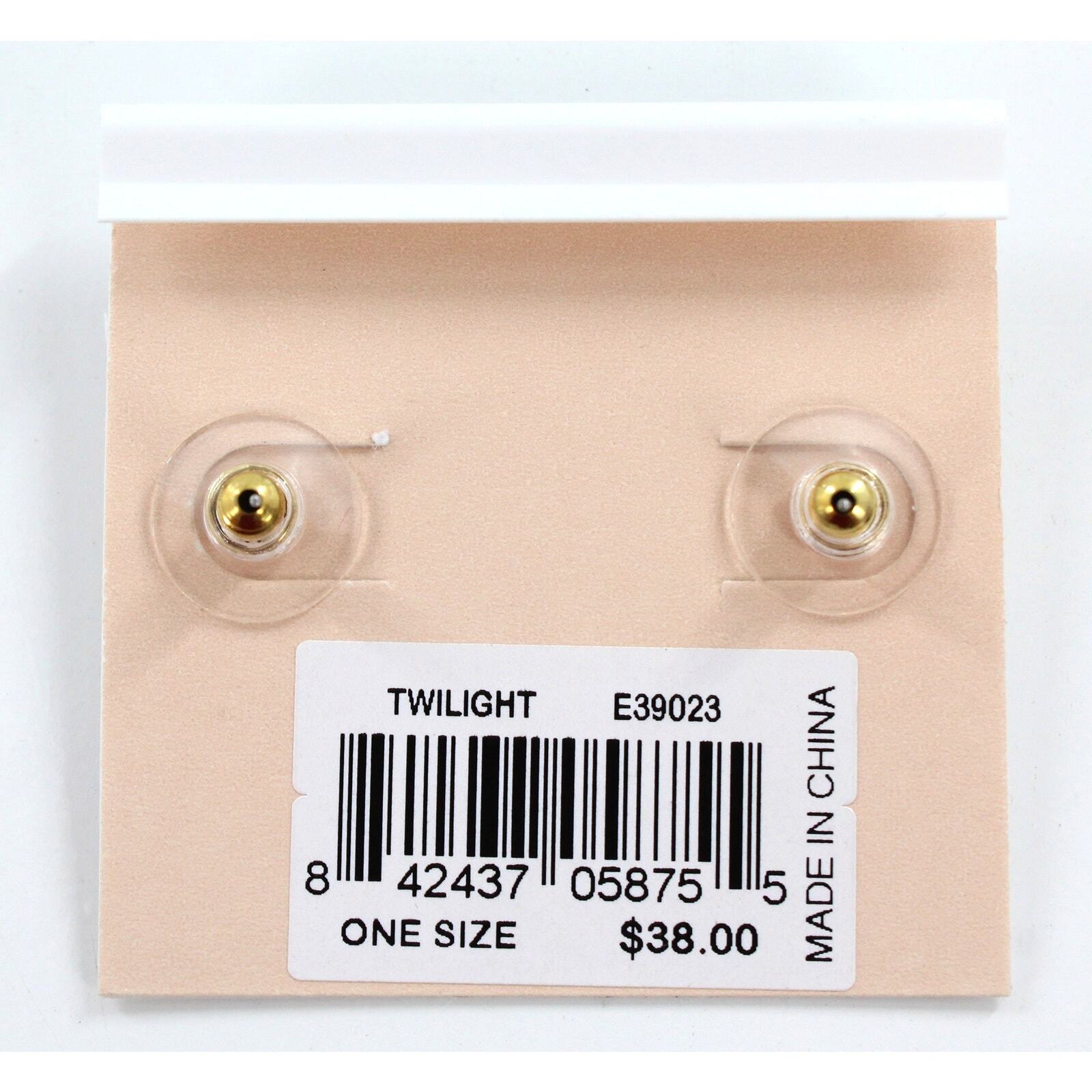 Rebecca Minkoff Gold Crystal Bead Stud Earrings $38 Tags #RM060