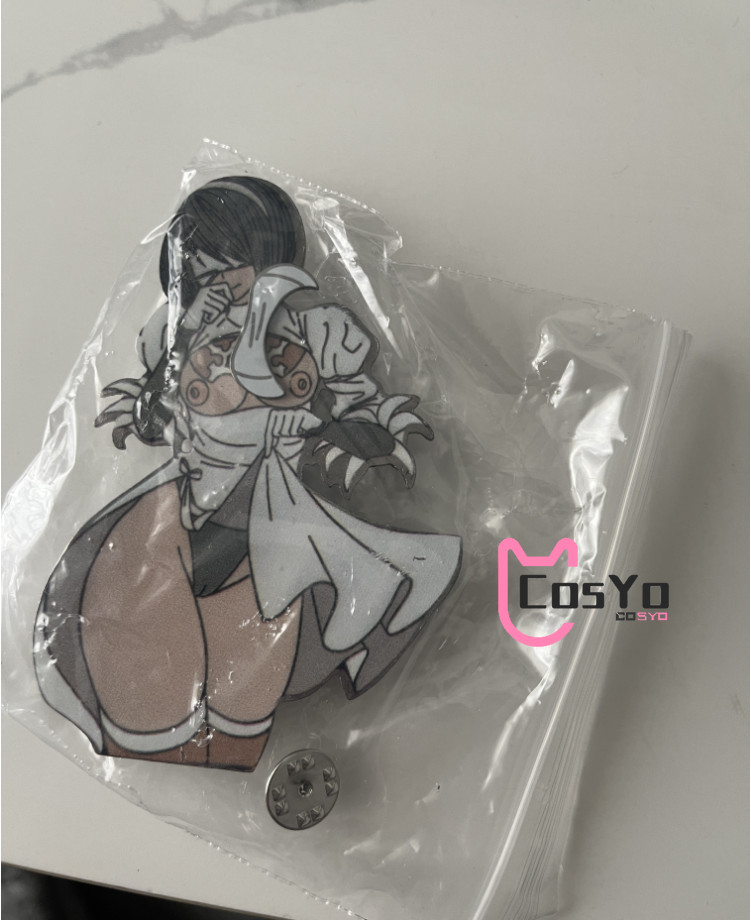 NieR:Automata 2B YoRHa No. 2 Type B Metal Badge Bags Button Brooch Cosplay Gift