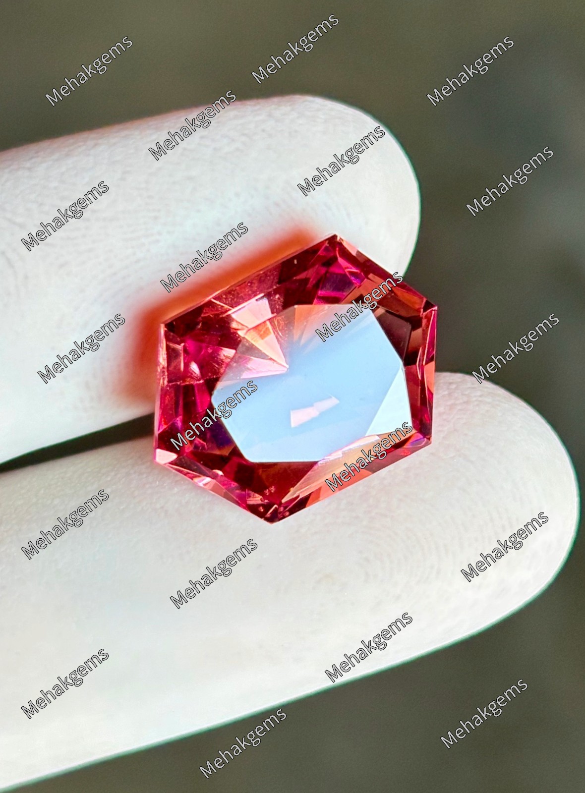 16 Ct Color Changing Zultanite Gemstone, Custom Fantasy Cut Hexagon Diaspore