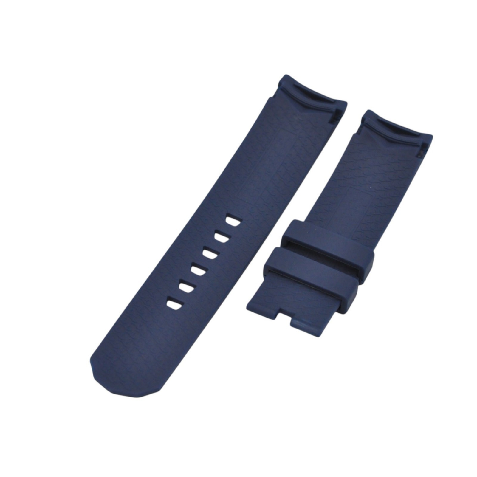 24mm Blue Rubber Strap For Corum Admiral’s Cup