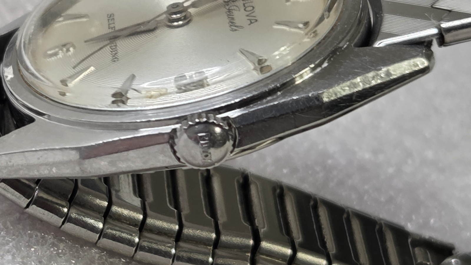 Rare Case And Dial Vintage Bulova 23 Jewels Automatic 10BZAC Running Watch